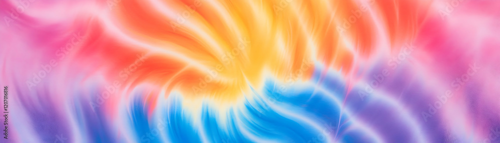 Poster a vibrant swirl of colors blending seamlessly, creating a mesmerizing abstract design perfect for cr