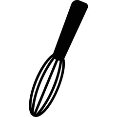 Simple vector icon cooking whisk

