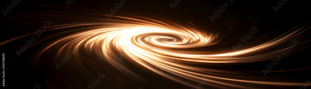 Poster a mesmerizing abstract representation of swirling light and energy in a dynamic cosmic pattern, evok