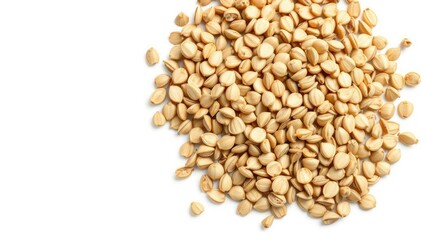 Fototapeta premium Close-up of fennel seed isolated on a white background, food, white background