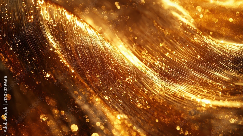 Poster gold abstract texture close up of a gold metallic surface with a brushed texture and subtle light re