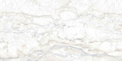 White Marble Texture with Gray Veins - High-Resolution Natural Stone Background