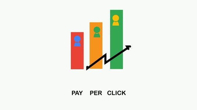 Three bars show increasing headcount and growth, ideal for business presentations, financial reports, and HR materials needing visual representation.