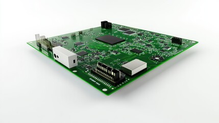 Obraz premium Circuit Board Closeup