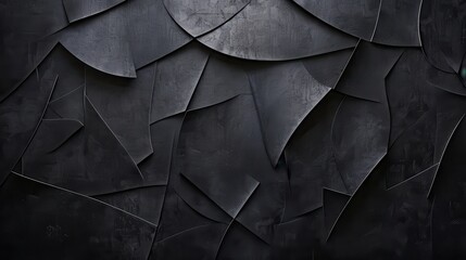 Abstract Dark Gray Textured Pattern with Geometric Shapes