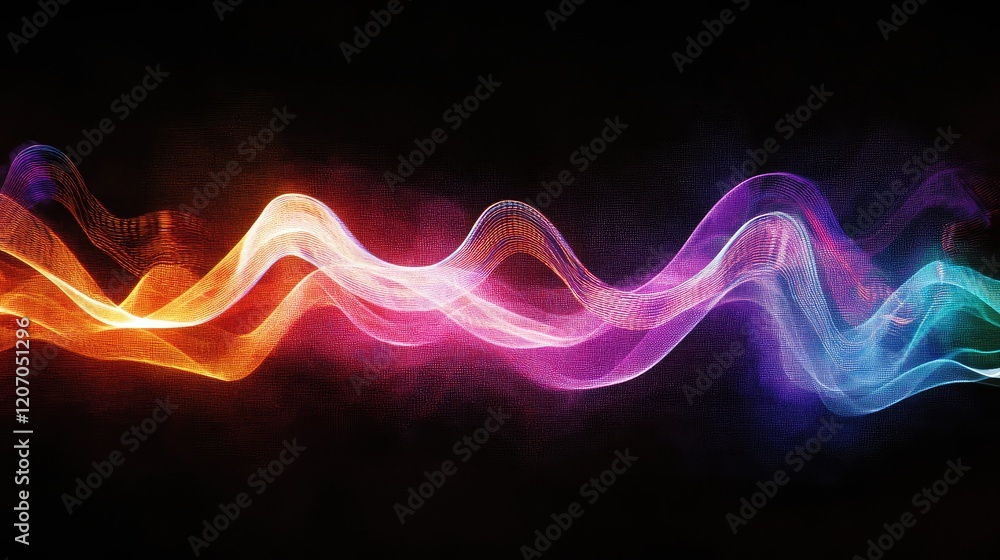 Aufkleber a conceptual image of a glowing line graph and rising financial data, representing the power of inte