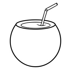 Coconut Drink Sketch