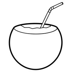 Coconut Drink Sketch