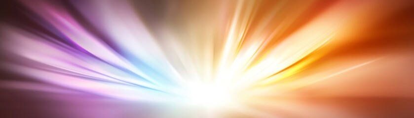 Obraz premium Radiant Burst Abstract Light Rays Composition, Orange and Purple Hues, Energy Concept, Abstract Background, Light Effect ,abstract art,light streaks