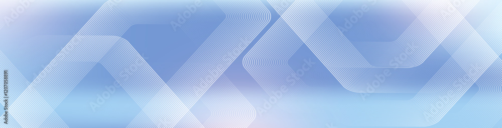 Poster digital futuristic technology concept with hexagons. digital hexagonal blue abstract background. geo