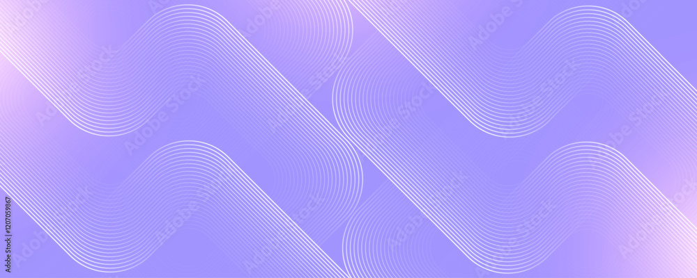 Aufkleber Digital futuristic technology concept with hexagons. Digital hexagonal blue abstract background. Geometric stripe line art design for poster, brochure, cover, banner, website, header