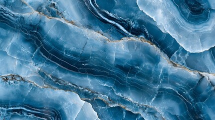 Fototapeta premium Abstract Blue Marble Stone Texture Background