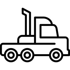 Trailer line icon