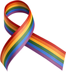 Fototapeta premium Pride emblem LGBTQ+ symbols clipart promoting inclusivity, acceptance, love, and equality.