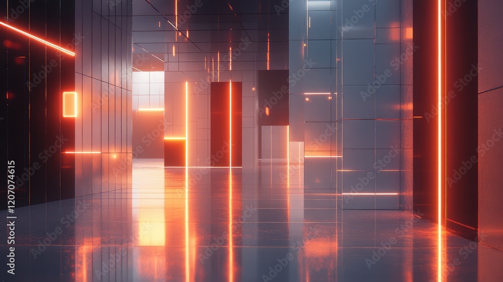 Poster visualization of big data networks with glowing nodes and analytics graphs, set in a clean futuristi