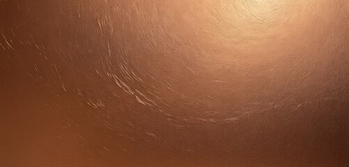 Fototapeta premium Shiny grainy matte copper foil texture abstract sanded metal background, 4k