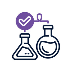 experiment dual tone icon. vector icon for your website, mobile, presentation, and logo design.