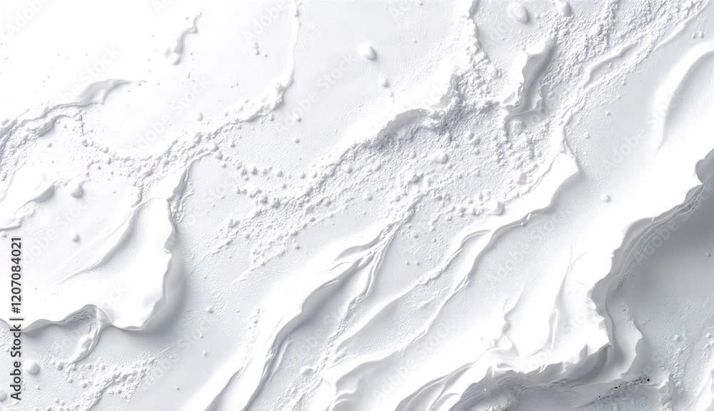 Poster textured white surface showcasing smooth patterns and unique details found in artistic crafting mate