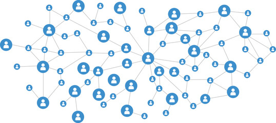 Communication between people illustration. Connecting social network tech ai. Global network connection concept. Social network communication in the global computer networks. Internet technology