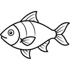 Elegant Fish Line Design