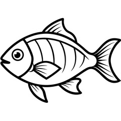 Elegant Fish Line Design