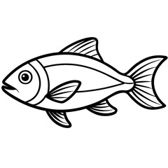 Elegant Fish Line Design