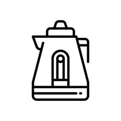 Fototapeta premium electric kettle line icon. vector icon for your website, mobile, presentation, and logo design.