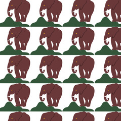 seamless pattern with animals