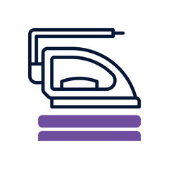 Fototapeta premium iron dual tone icon. vector icon for your website, mobile, presentation, and logo design.