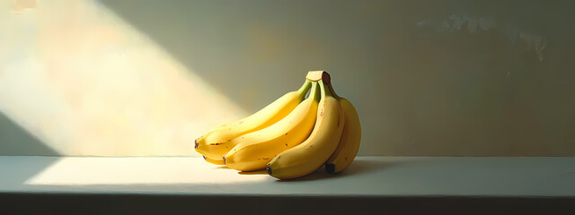 Bananas with Artistic Glow