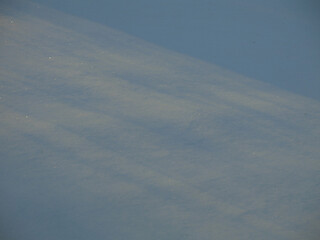 texture of blue smooth snow