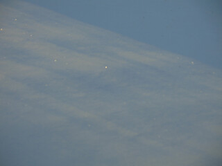 texture of blue smooth snow