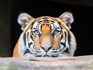 Obraz premium Majestic Tiger Closeup Intense Gaze Wildcat Nature Wildlife Animal Portrait