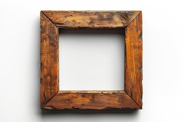 Rustic Wooden Frame Blank Picture Display