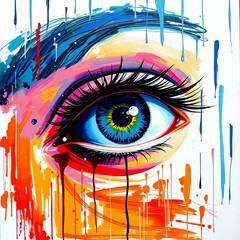 Feamle Human Eye