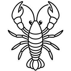 Lobster Sketch Artwork