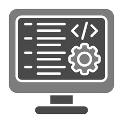 Fototapeta premium Web development Icon