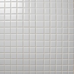 Abstract white ceramic mosaic tile wall texture background 