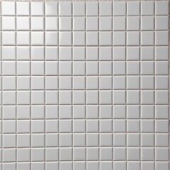 Abstract white ceramic mosaic tile wall texture background 