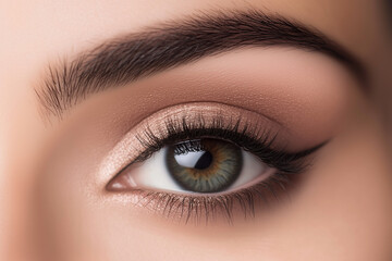 Obraz premium Beautiful eye. Generative Ai.