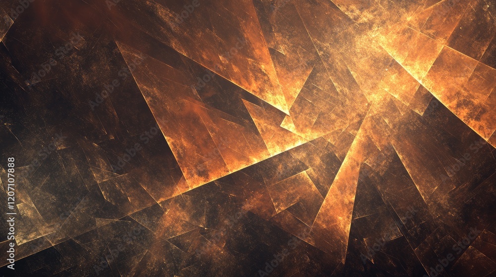 Poster an abstract background with dynamic, intersecting lines and light bursts, giving a sense of movement