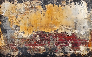 Obraz premium A close up of a brick wall