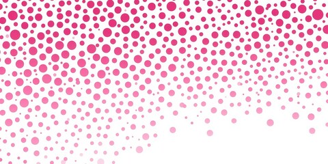Abstract pink dot pattern background.