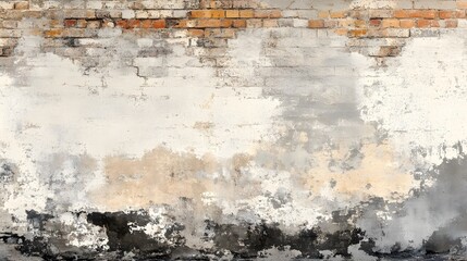 Obraz premium A close up of a brick wall