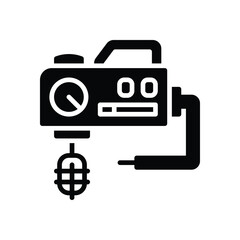 mixer icon. vector glyph icon for your website, mobile, presentation, and logo design.