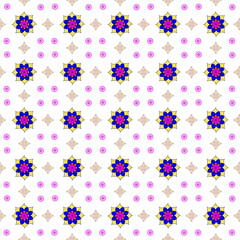 seamless pattern with flowers