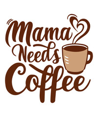 Mama Coffee Mother's Day T-shirt