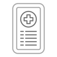 Fototapeta premium Health app Icon