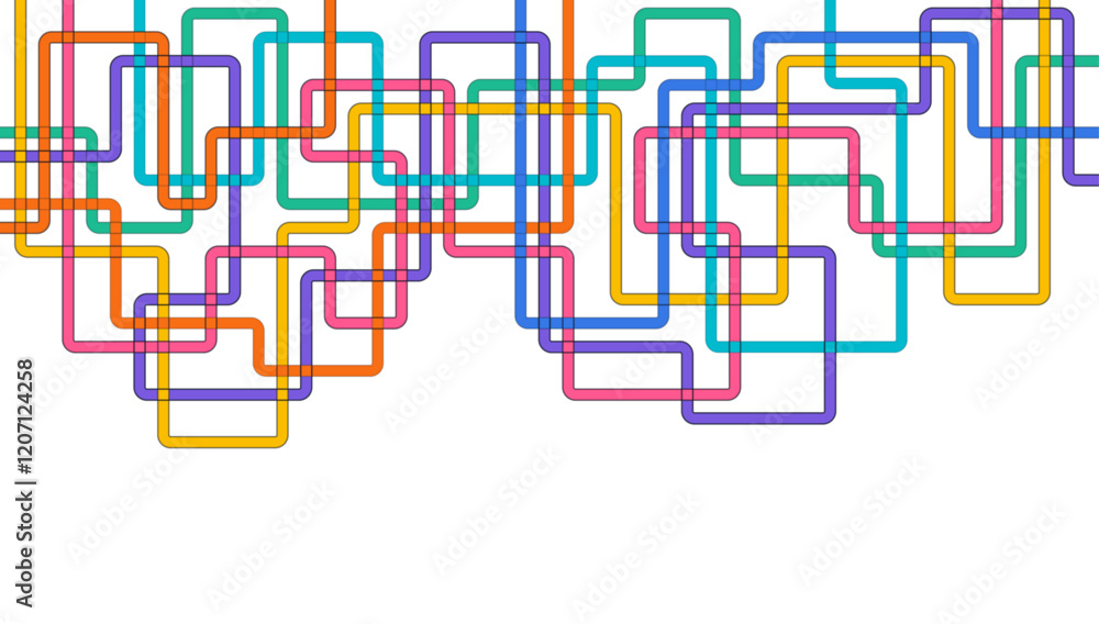 Poster circuit connect lines. network technology and connection concept. decentralized network nodes connec
