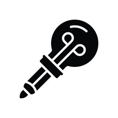 idea solid icon. vector icon for your website, mobile, presentation, and logo design.